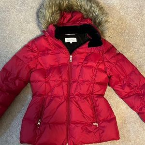 Red Calvin Klein Jacket